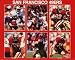 San Fransisco 49ers (Jerry Rice, Joe Montana, John Taylor, Pierce Holt, Tom Rathman, Kevin Fagan) Framed Sports Poster Print - 16