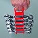 Ernst Manufacturing 5073 Gripper Stubby Wrench Organizer - Ergonomic Design, Holds 3/8