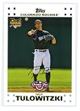 2007 Topps Opening Day #163 Troy Tulowitzki RC - Colorado Rockies - Baseball Rookie Card - Mint Condition - Shipped in Protective Display Case