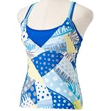 (ボディアートジャパン)BODY ART JAPAN デザインキャミトップ GAL124T 61 マルチブルー L