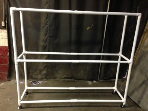 New 9 Ball PVC Pipe Stability Ball Rack with Casters