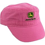 John Deere "Classic Logo" Pink Youth Cadet Cap Hat S/M-L/XL