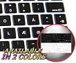 MAC DANISH KEYBOARD STICKERS ON BLACK BACKGROUND