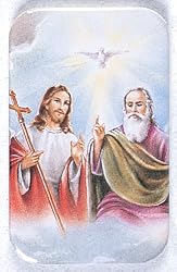 Religious Magnet - Holy Trinity - 1and 3/4"x2and3/4" - A Cromo NB (Milano, Italy) protected by a mylar film
