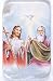 Religious Magnet - Holy Trinity - 1and 3/4"x2and3/4" - A Cromo NB (Milano, Italy) protected by a mylar film