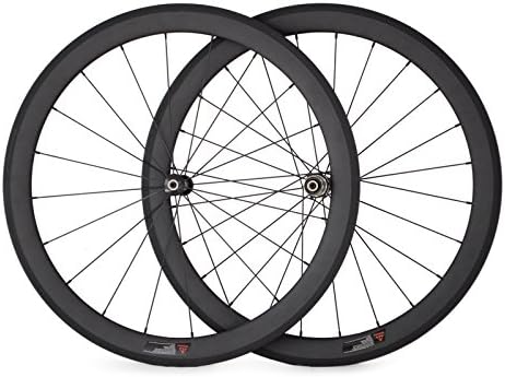 Baixiang Bike Carbon Wheelset Straight Pull 50mm Tubular Wheels for Shimano