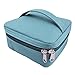 Soothing Terra 16 Bottle Essential Oil Carrying Case with Foam Insert - Holds 5ml, 10ml, 15ml and Roll Ons - Light Blue...