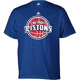 adidas Detroit Pistons Primary Logo Short Sleeve T-Shirt