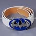 Batman Simple Buckle Waist Chain Belt Blue White