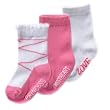 3-Pack Shoe Baby Socks (non-skid), Pink, 6-18 months