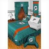 Miami Dolphins Sideline Comforter - Full/Queen Bed