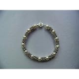 Pearl Bracelet with Rose Clasp