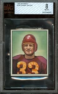 1950 Bowman Sammy Baugh - PSA 7