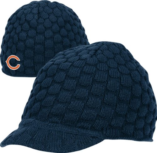 Reebok Chicago Bears Women's Visor Knit Hat One Size Fits All