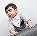 MSsmart(TM) Unisex 4Pack Baby Absorbent Cotton Bandana Drool Bibs,Cute Baby Gift for Boys & Girls Modern Baby Gifts Set (Arrows & Triangles Set)