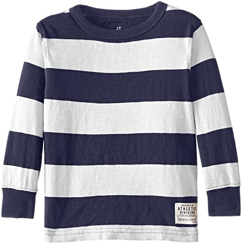 The Children's Place Little Boys' Long Sleeve Crew Tee, Tidal, 3T
