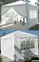 New 10' X 10' EZ Pop Set Up Canopy Tent Gazebo Includes 4 Sidewalls White