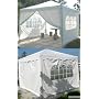 New 10' X 10' EZ Pop Set Up Canopy Tent Gazebo Includes 4 Sidewalls White