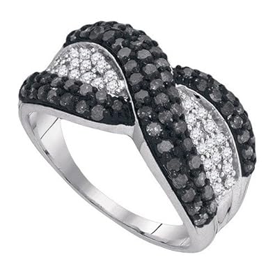 Cheap Girls Jewelry 1.00CTW BLACK DIAMOND FASHION BAND For Sale