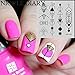 NICOLE DIARY Nail Art Stamp Template Geometry Image Stamping Plate NDP-108