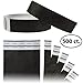 Goldistock Event Wristbands Original Series Tuxedo Black 500 Count | ¾” Arm Bands | Paper-Like Party Armbands | Wrist Bands