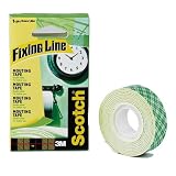 Scotch Double Sided Fixing Line - Mounting Tape - Light Application - Indoor Use - 1 Roll - 19 mm x 1.5 m