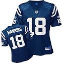Reebok Indianapolis Colts Peyton Manning Women's Replica Team Color Jersey