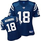 Reebok Indianapolis Colts Peyton Manning Women's Replica Team Color Jersey