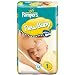 Pampers New Baby Size 1 (4-11 lbs/2-5 kg) Nappies - 2 x Economy Packs of 54 (108 Nappies)