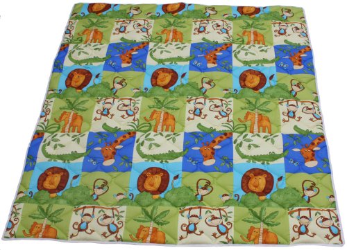 Ideenreich 1986-2 Krabbeldecke Krabbeltraum Safari 135 x 150 cm
