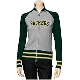 Touch by Alyssa Milano Green Bay Packers Ash Ladies French Terry Full Zip Jacket