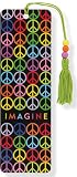 Imagine Beaded Bookmark (Peace Signs)