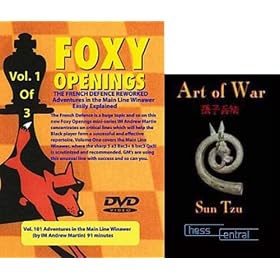 Foxy Chess Openings: The French Defense Reworked, Vol. 1 & ChessCentral's Art of War E-Book (2... by