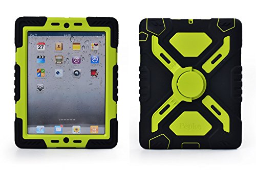 Pepkoo ipad mini 1& 2 case plastic kid proof extrem…