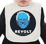 Bernie Sanders Revolt ネクタイを有する有機ビブ Medium