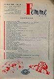 FEMME ET LA VIE (LA) [No 21] du 01/04/1949 - GRAINS DE BEAUTE PAR LE DE DELEURE - P. REBOUX - LE SOURIRE - MATERNITE ET BEAUTE PAR DEVILLERS - A. BERTHOU - LA MODE PAR GUYON - TAILLEURS ET VESTES - LES AMITIES FEMININES - RENE SVOBODA - CHEZ FRAYA - VOYANTE - PAR DE TERVAGNE - F. DIVOIRE - LES MASQUES - LES JAMBES - A. GRUBER.