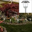 Daintily Color-Changing Solar Path Light 10-pack Bronze Finish