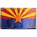 US Hand Made Arizona State Flag Distressed Steel Belt Buckle