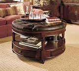 Wainwright Ambassadors Leather Cocktail Ottoman