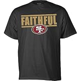 Reebok San Francisco 49ers Faithful Short Sleeve Black T-Shirt