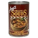 Amy's Organic Fire Roasted Southwest Vegetable Soup,14.3-Ounce Cans (Pack of 12)