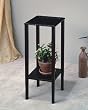 Square Plant Stand / Side Table in Dark Cappuccino finish