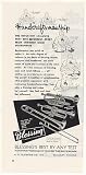 1958 Blessing Cornet Trumpet Trombone Print Ad