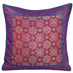 Cushion Cover in Silk for Home Decoration