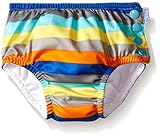 i play アイプレイ iplay オムツ機能付 水遊び用パンツ スイムダイパー スイミングパンツ 男の子 M:12ヶ月/8-10kg GrayMultistripe
