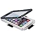 iPhone 6 Plus Waterproof Case, iThroughTM iPhone 6 Plus Waterproof Case, Dust Proof, Snow Proof, Shock Proof Case, Heavy Duty Carrying Cover Case for iPhone 6 Plus, iPhone 6S Plus 5.5 inch (Black)