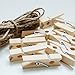 Generic Sturdy Natural Wood Clothespins 1 3/4