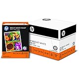 HP Bright White Inkjet, 24lb,  8 1/2" x 11", 97 Bright, 2500 Sheets/5 Ream Case (203000C)
