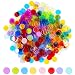 Hebayy 500 Transparent 8 Color Clear Bingo Counting Chip Plastic Markers (Each Measures 3/4 inch in Diameter)