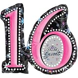 Sweet Sixteen Party Supplies Mylar Balloon Super Shape Sweet Sixteen Party Supplies Mylar Balloon Super Shape